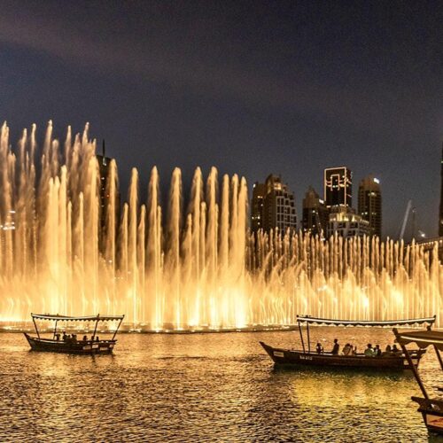 Dubai Fountains Show Lake Ride